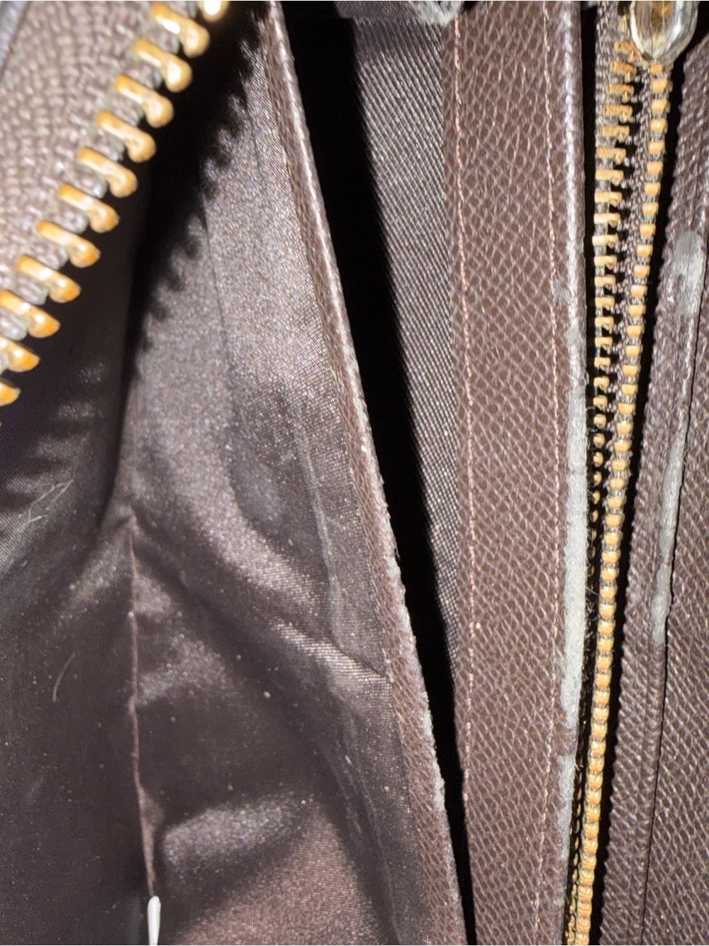 COACH Wallet Signature C Accordion Zip Around Continental Brown Tan Gold-Tone - Picture 10 of 16